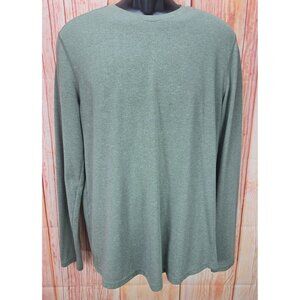 Under Armour Mens HeatGear Long Sleeve T-Shirt Large Olive Green